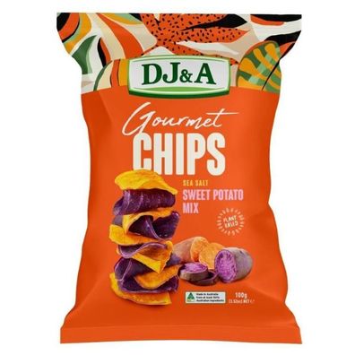 DJ&A Gourmet Sweet Potato Chips Mix Sea Salt 100 g