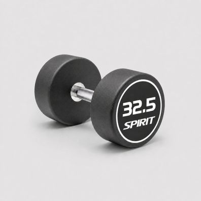 Spirit Fitness Round Rubber Kurzhantel 32,5 kg