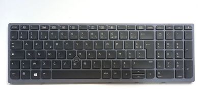 HP ZBook 17 G3 AZERTY Tastatur SN7142BL PK131C31A14 SG-81610-2FA