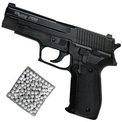 Sig Sauer P226 HPA Softair Pistole Metallschlitten Federdruck 0,5 Joule ab 14 Jahren