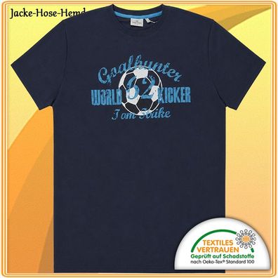 Tom Tailer T-Shirt Frontdruck Dunkel-Blau Goalhunter World 62 Kicker Gr: 176/182 NEU