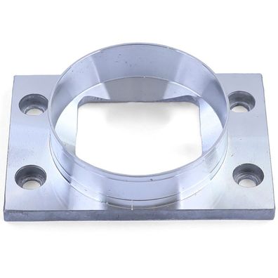 Alu Adapter 70mm rund auf 100x70mm eckig Luftfilter BMW VW Opel Porsche Mazda