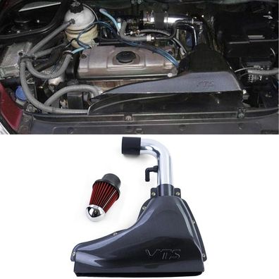 Ram Air Intake Airbox Carbon Look mit Sportluftfilter für Citroen Saxo 96-04