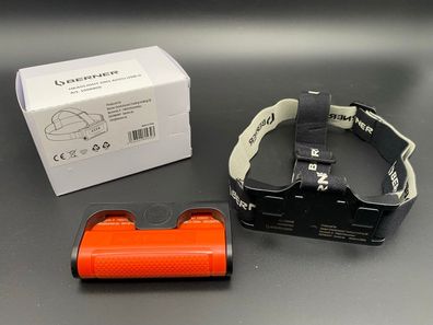 Berner Stirnlampe 2 in1 Akku Kopflampe Werkstatt Magnet 1006905 USB-C