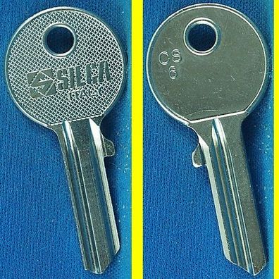 Silca CS6 - Schlüsselrohling für verschiedene Abus, Cisa, Corbin / Kleinzylinder