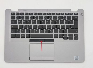 Dell Latitude 5410 Palmrest Handauflage Touchpad Tastatur QWERTZ