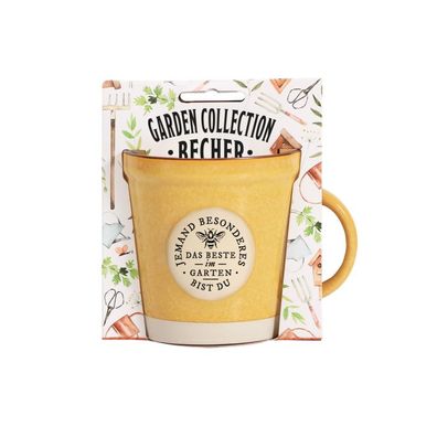 Garden Collection Becher aus Steinzeug, Rustikale Kaffeetasse Tasse -fér Jemand Beson