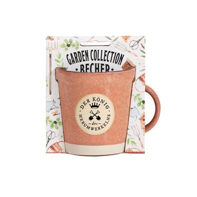 Garden Collection Becher aus Steinzeug, Rustikale Kaffeetasse Tasse -fér Der Königâ€¦