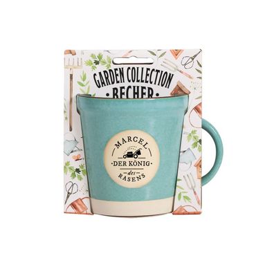 Garden Collection Becher aus Steinzeug, Rustikale Kaffeetasse Tasse -fér Marcel