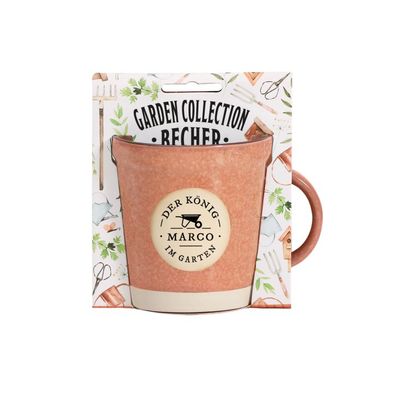Garden Collection Becher aus Steinzeug, Rustikale Kaffeetasse Tasse -fér Marco