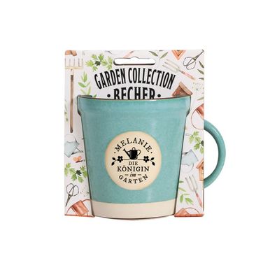 Garden Collection Becher aus Steinzeug, Rustikale Kaffeetasse Tasse -fér Melanie