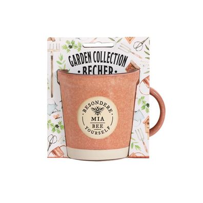 Garden Collection Becher aus Steinzeug, Rustikale Kaffeetasse Tasse -fér Mia