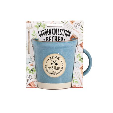 Garden Collection Becher aus Steinzeug, Rustikale Kaffeetasse Tasse -fér Ren