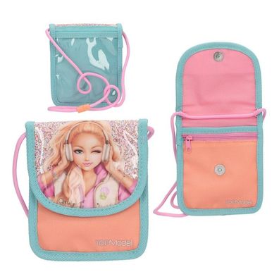 TOPModel Brustbeutel MUSIC, Mint und Rosa, mit Magnetknopf