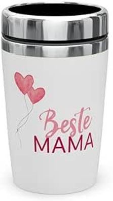 LaVida Zeit fér Dich Edelstahl Thermobecher to go 250 ml Beste Mama