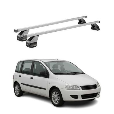 Menabo Dachträger Grundträger für Fiat Multipla 2004-2010 Facelift Stahl Grau 2x