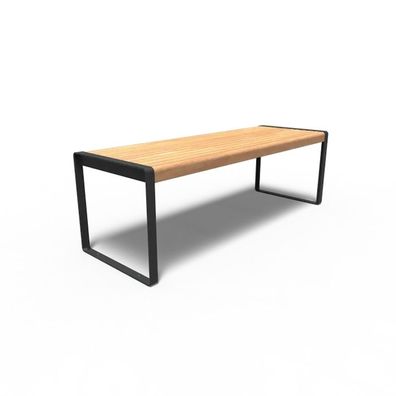 Adezz Gartentisch Serie STORR 230 x 79 x 75 cm Tischplatte Hartholz Garapa Rahmen St