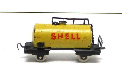 Spur N Minitrix Schiebetrix Kesselwagen 2-achsig SHELL (5519l)
