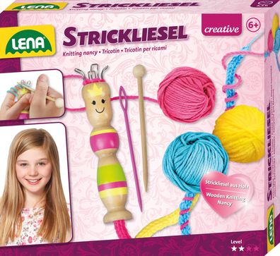 Strickliesel, Faltschachtel - Stricken für Kinder
