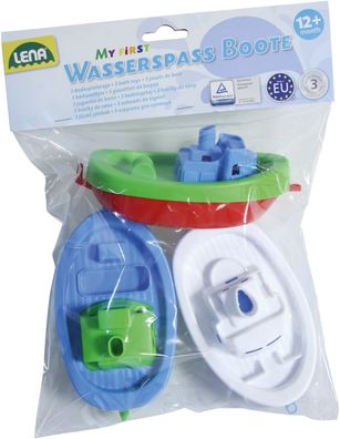 LENA - 65470 - Wasserspaß Boote, 3er Set