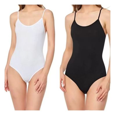 3er-6er Pack Damen Bodys Ärmellos Spaghettiträger K-35