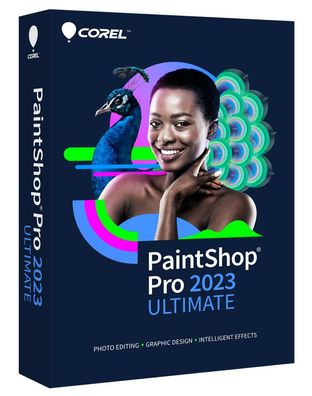 COREL PaintShop Pro 2023 Ultimate, Windows 11/10 64-Bit, Deutsch, BOX (keine CD)