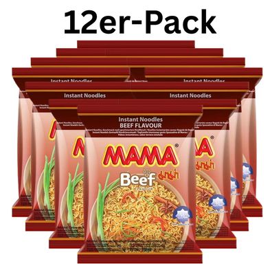 12er-Pack MAMA Instantnudeln Rind 60g