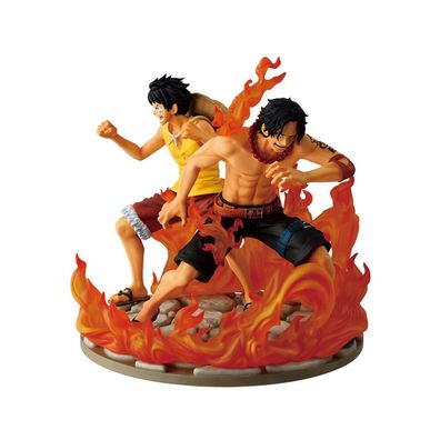 One Piece Dramatic Memories Ichibansho-Figur von Ace & Ruffy, 15 cm