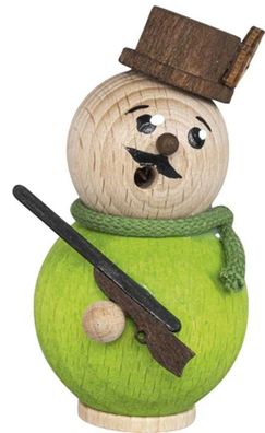Räucherfigur Jäger mit Gewehr BxHxT 5x8x5cm NEU Rauchen Rauchfigur Rauchmann R