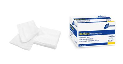 Beesana Vlieskompresse 6-fach unsteril 10 x 10 cm 100 Stück