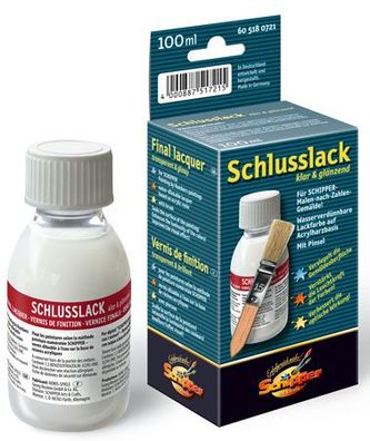 Schlusslack - klar & glänzend