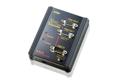ATEN VS132 Video-Splitter S-VGA 2-fach Monitor-Verteiler, 80Hz