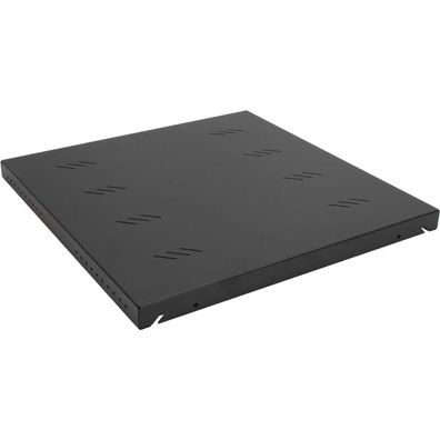 19Zoll Fachboden perforiert, 1HE, 350mm, 50kg, Triton RAB-UP-350-A4, schwarz, sc