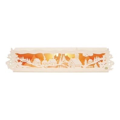 Lichterbogenerhöhung "Stadtlandschaft", mittel, elektrisch beleuchtet 66x17x11cm