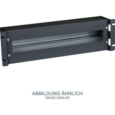 Triton RAB-JL-X02-A1 19Zoll Schutzschalterleiste 3HE mit Hutschiene/Abdeckung, s