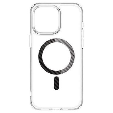 Spigen Ultra Hybrid Mag Schutzhülle mit MagSafe für iPhone 15 Pro - Grau