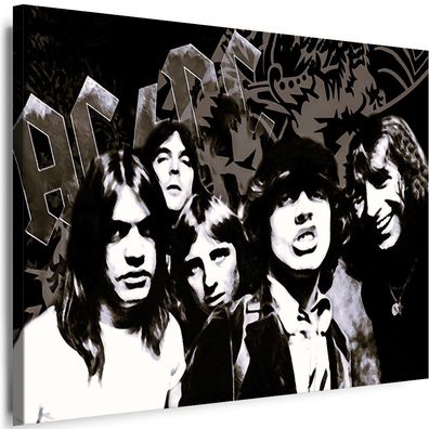 WandBilder Ac/ Dc Musik Hard-Rock Band Leinwandbilder Kunstdruck