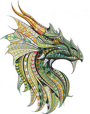 Grüner Drache