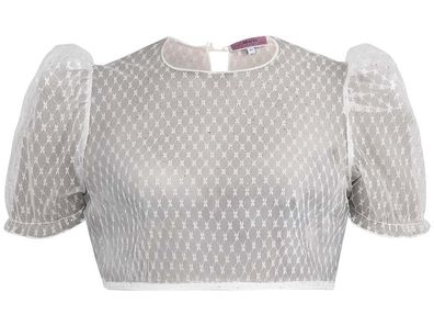 Dirndlbluse Eching Puffarm ecru