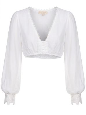 Dirndlbluse Hermine ecru