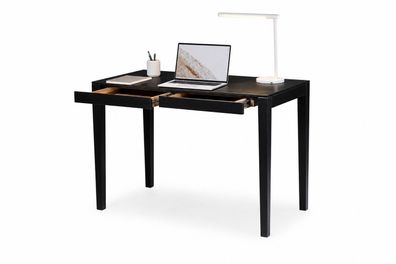 Schreibtisch Sekretär 110x75x60 Bürotisch schwarz dekor #4499