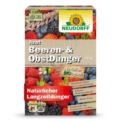Neudorff Azet Beeren- und ObstDünger - 2,5 kg
