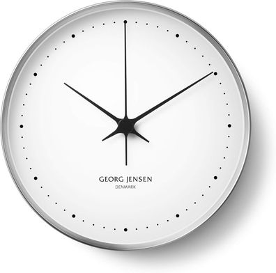 Georg Jensen Henning Koppel Uhr, Stahl & Weiß, Edelstahl/ABS, 10 cm (3587584)