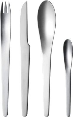 Georg Jensen ARNE Jacobsen Besteck Set Giftbox 16 PCS (11,12,17,33) SS MATTE 3355516