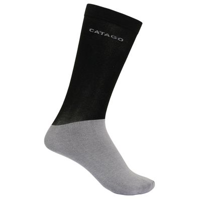 Catago Arty Reitsocken, 2er Pack, schwarz - Unisex, Gr. 33-36