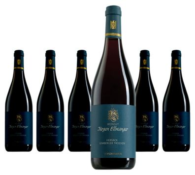 6 x Jürgen Ellwanger Hebsacker Lemberger Qualitätswein trocken – 2024