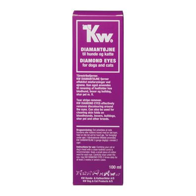 KW Diamond Eyes, 100ml - entfernt Tränenstreifen bei Hunden und Katzen