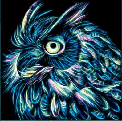 Neon Eule
