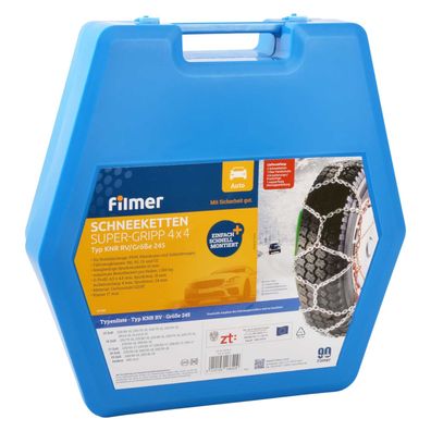 Schneekette 4x4 Paar Autozubehör Winterausstattung Filmer 18640