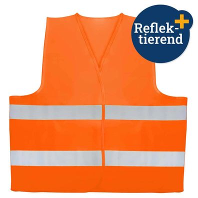 Warnweste Highlight orange Autozubehör Freizeit Erste Hilfe Filmer 18013